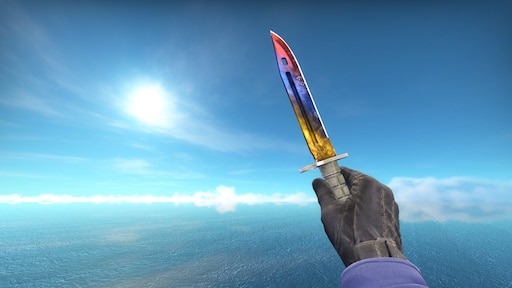 Steam gut knife marble fade фото 82