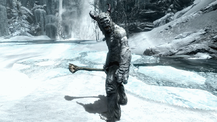 Featured image of post Skyrim Frost Giant Art In the footsteps of giants
