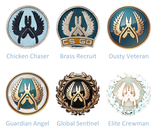 how to get cs go badges