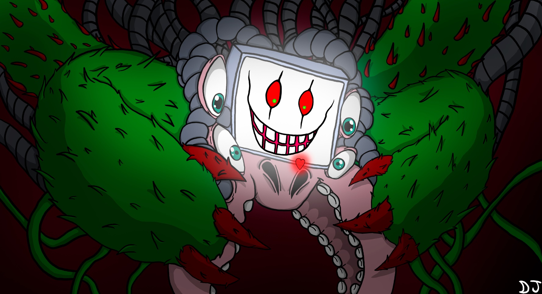 Омега флауи рисовать