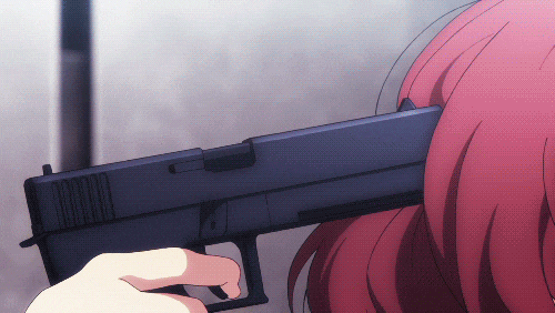 Мем девочка стреляет в себя Мем девочка стреляет в себя