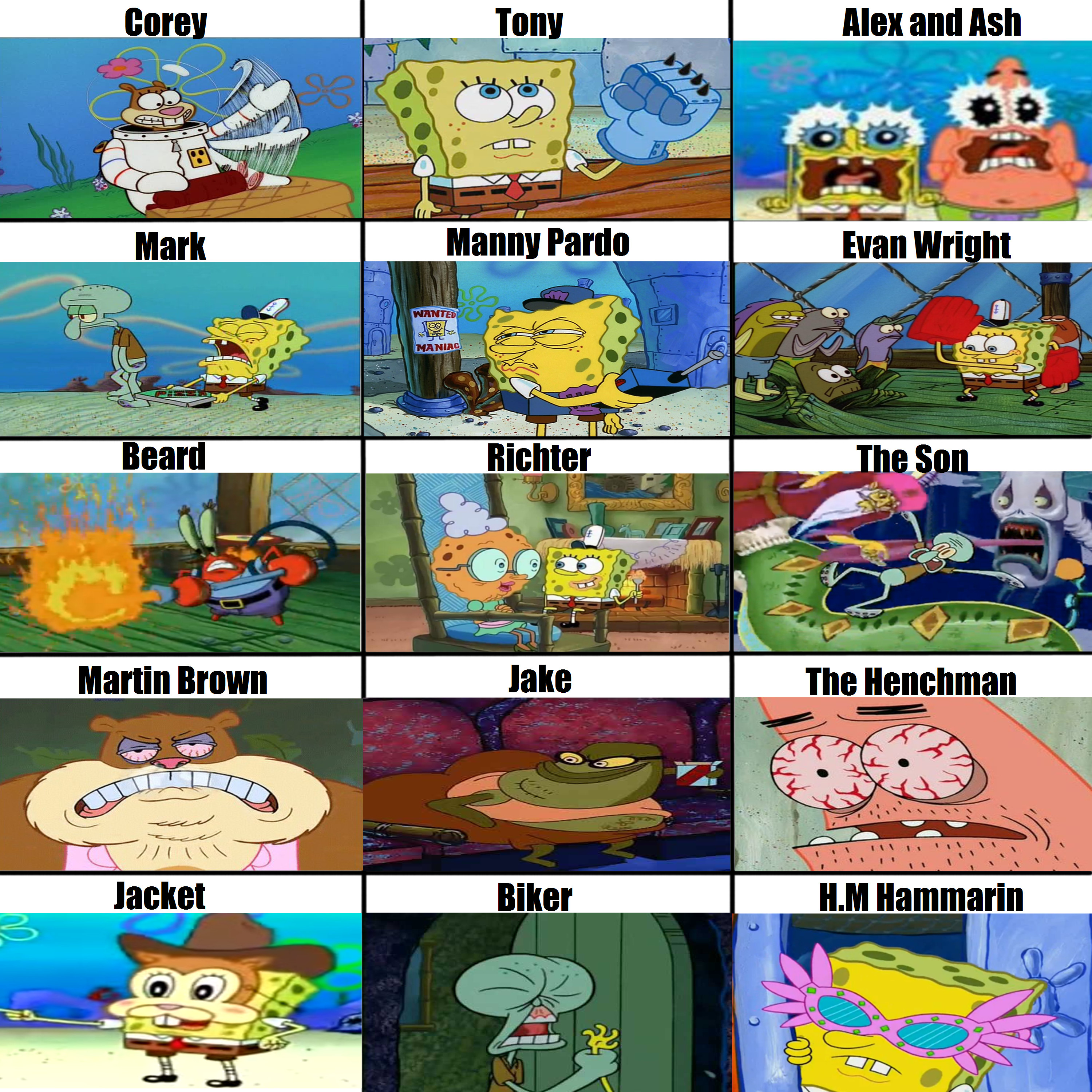 Steam Community Hotline Miami Characters Spongebob Edition