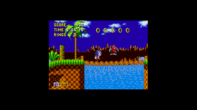 An Ordinary Sonic ROM Hack - Green Hill Zone Playthrough on Make a GIF
