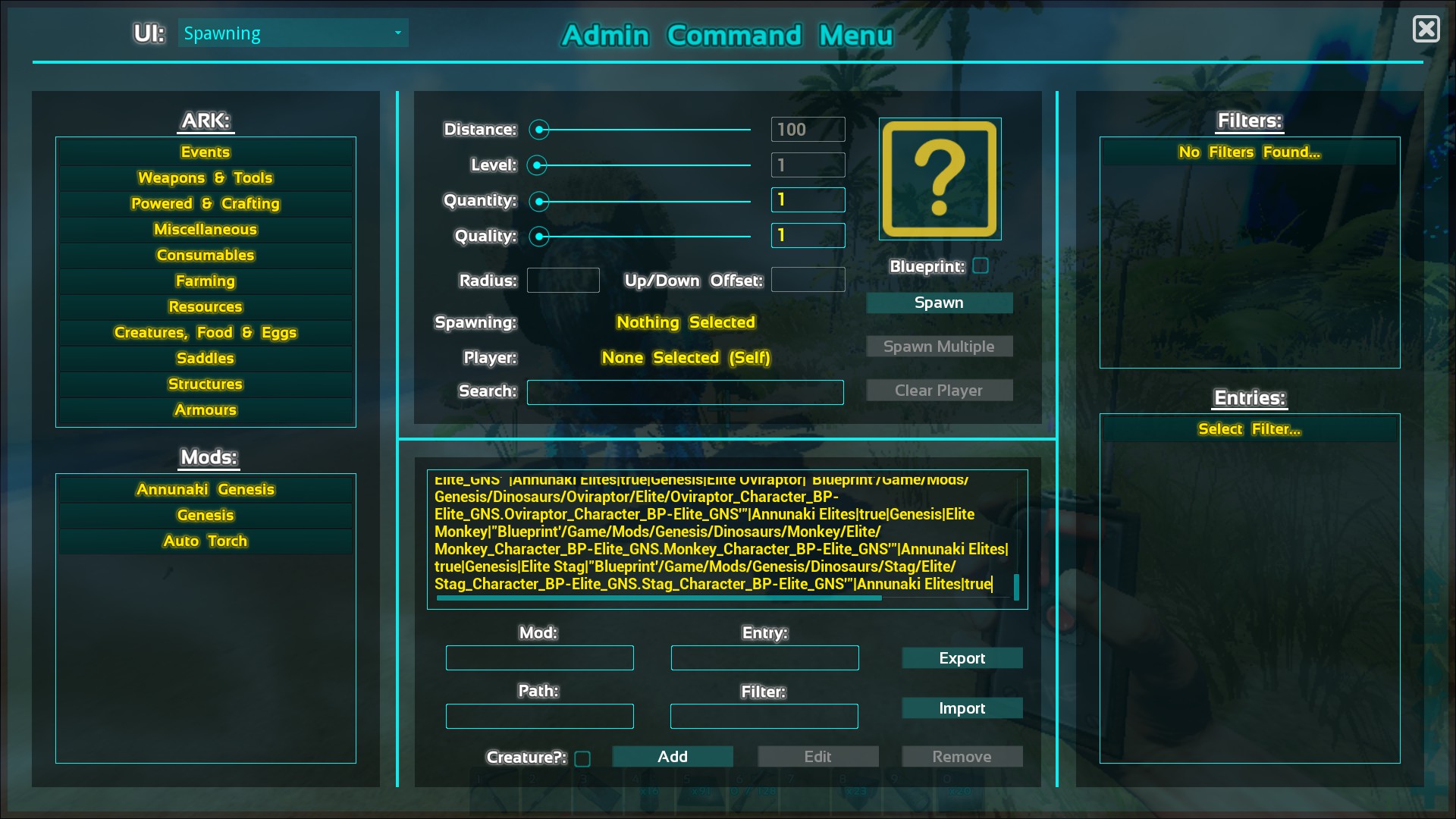 Steam Community Guide Acm Admin Command Menu Mod Bulk Import Guide