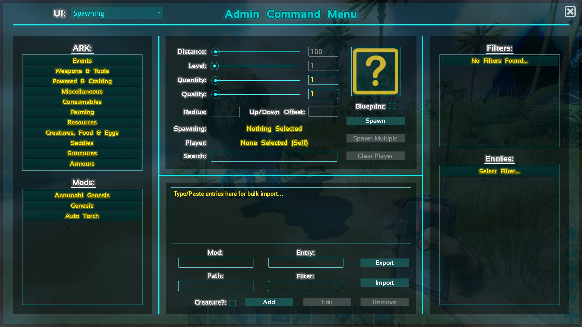 Steam Community Guide Acm Admin Command Menu Mod Bulk Import Guide