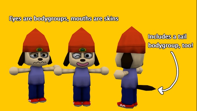 Early PaRappa the Rapper Character Design Footage Shown - Siliconera