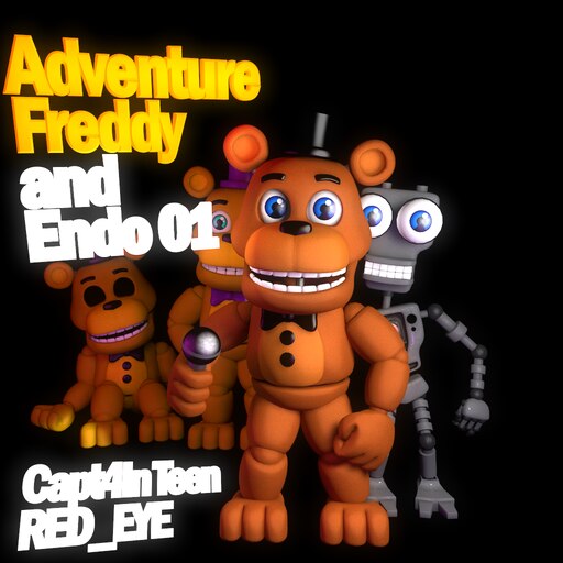Steam Workshop Fnaf World Adventure Freddy And Endo 01 - fredbear and friends roblox secret characters 5 6 7 and 8 youtube