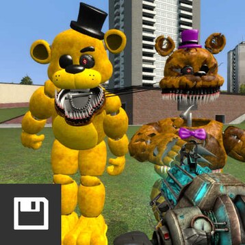 Steam Workshop::WITHERED FREDBEAR AND NIGHTMARE GOLDEN FREDDY