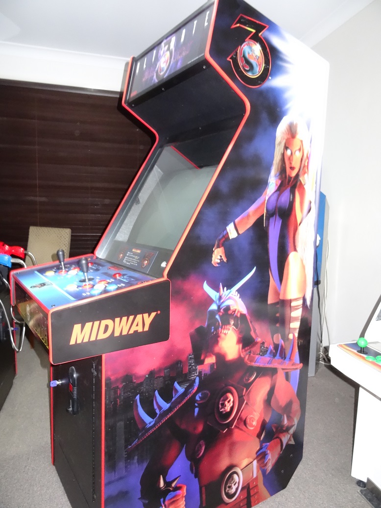 Mortal Kombat 3 Arcade Front Kick Panel Control Art Artwork MK3 MKIII CPO Midway 