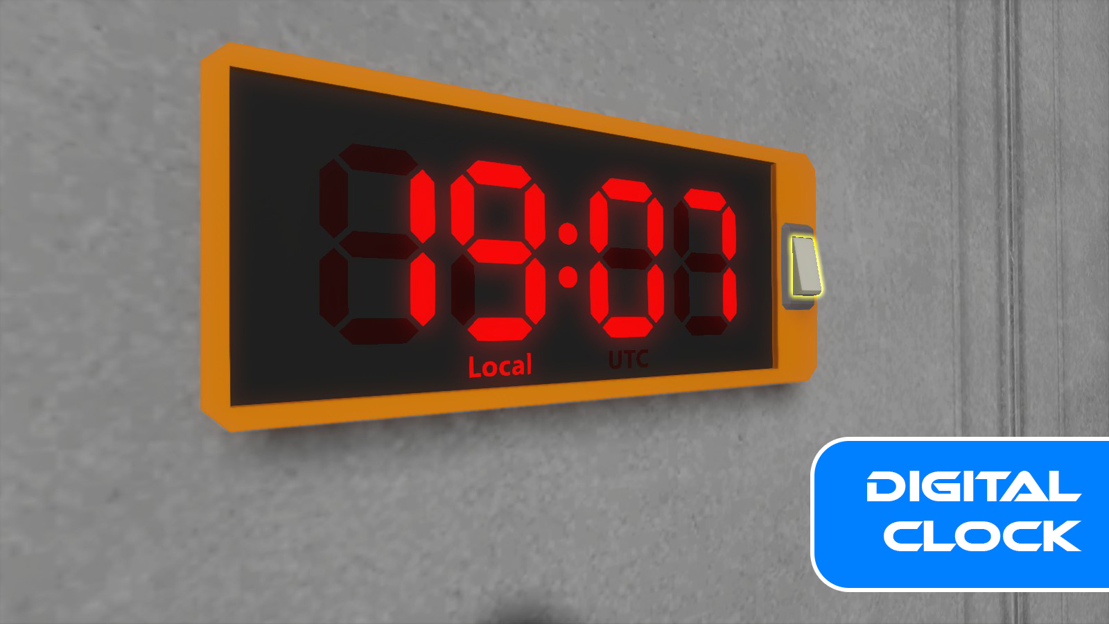 interactive utc clock