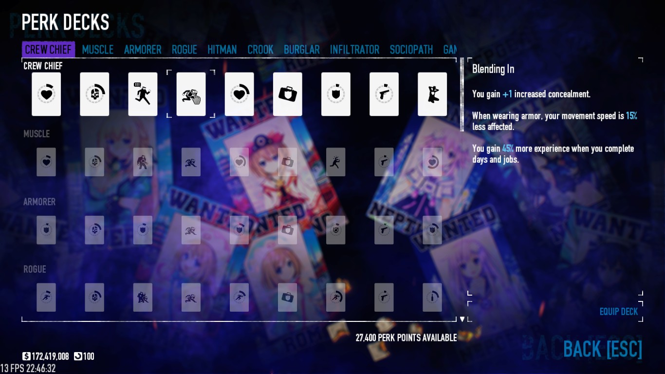 Payday 2 Yakuza Perk Deck