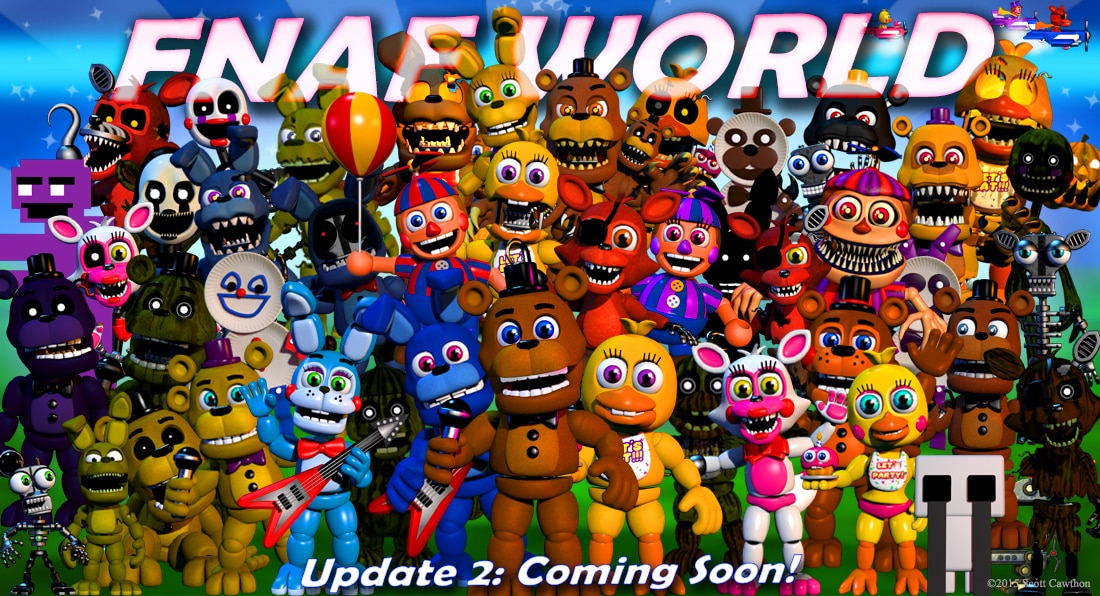 FNAF World SUPER REAL TOTALLY OFFICAL TRAILER [HD], Five Nights at Freddy's