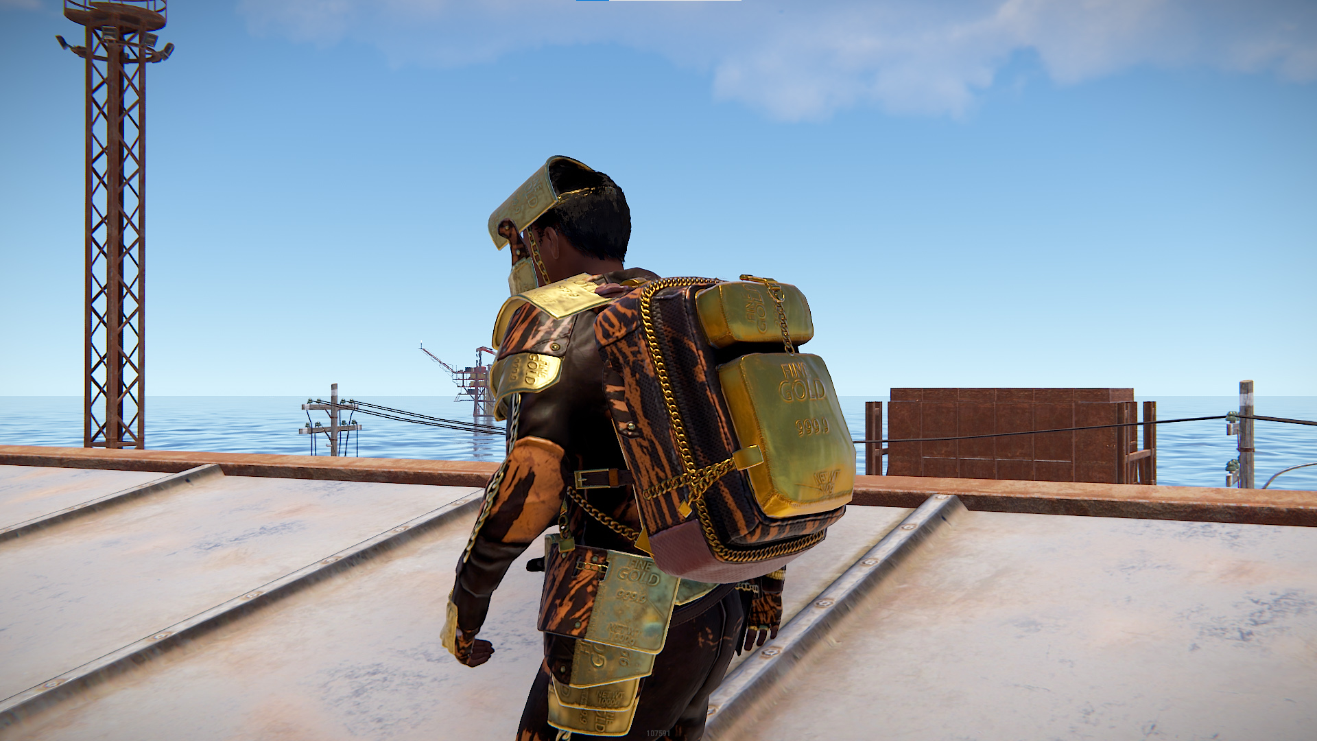 Gold Chains Backpack thumbnail 7
