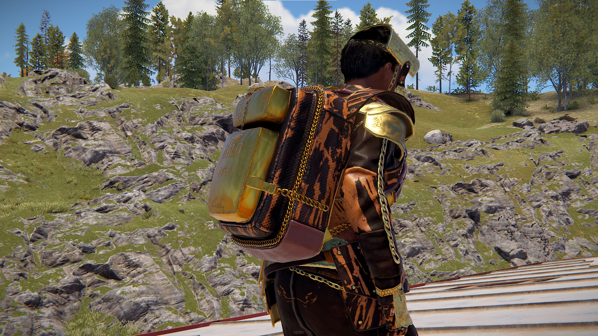 Gold Chains Backpack thumbnail 5
