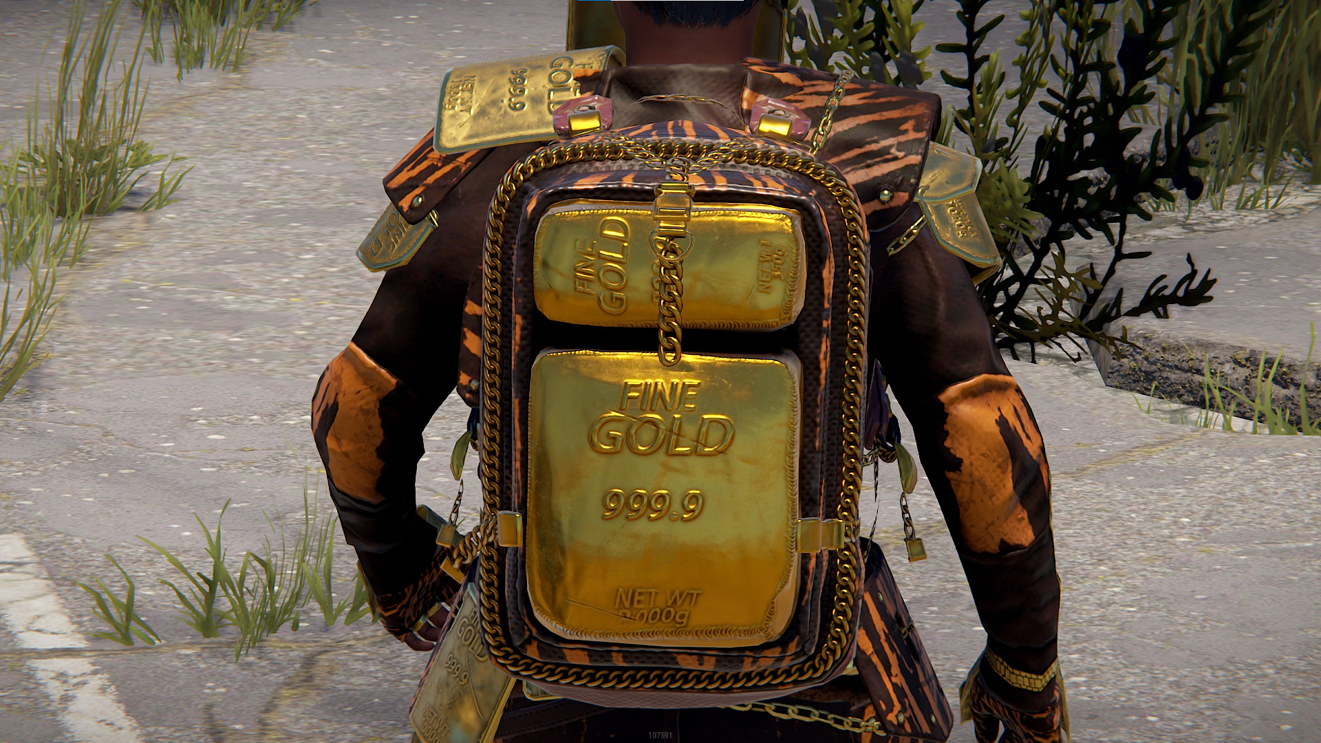 Gold Chains Backpack screenshot 1