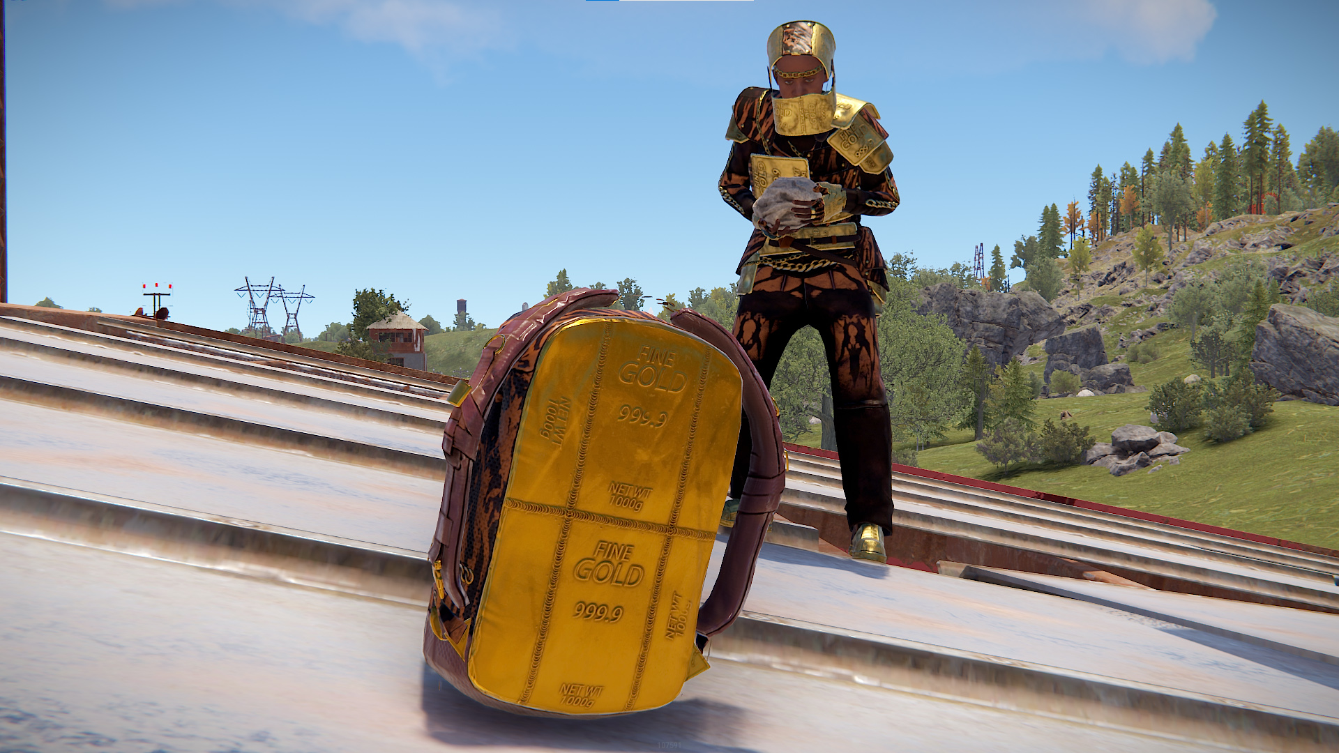Gold Chains Backpack thumbnail 8