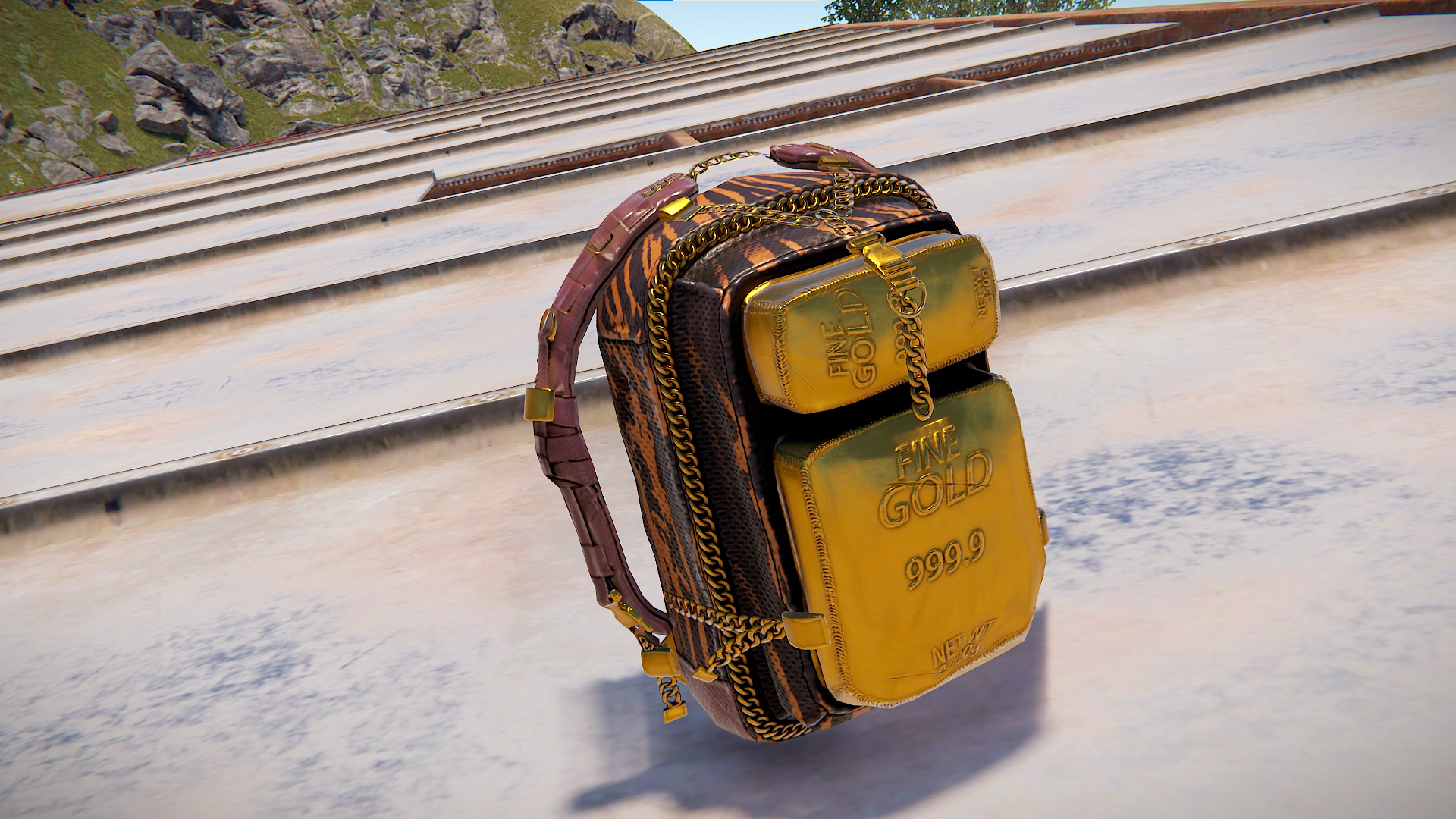 Gold Chains Backpack thumbnail 2