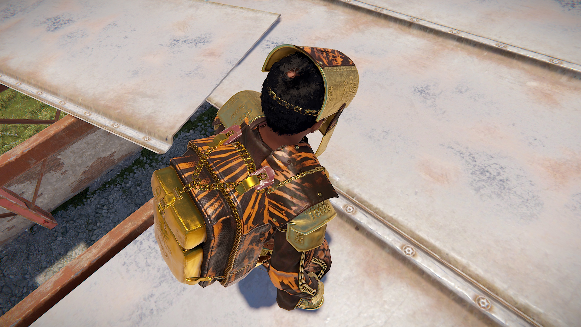 Gold Chains Backpack thumbnail 4