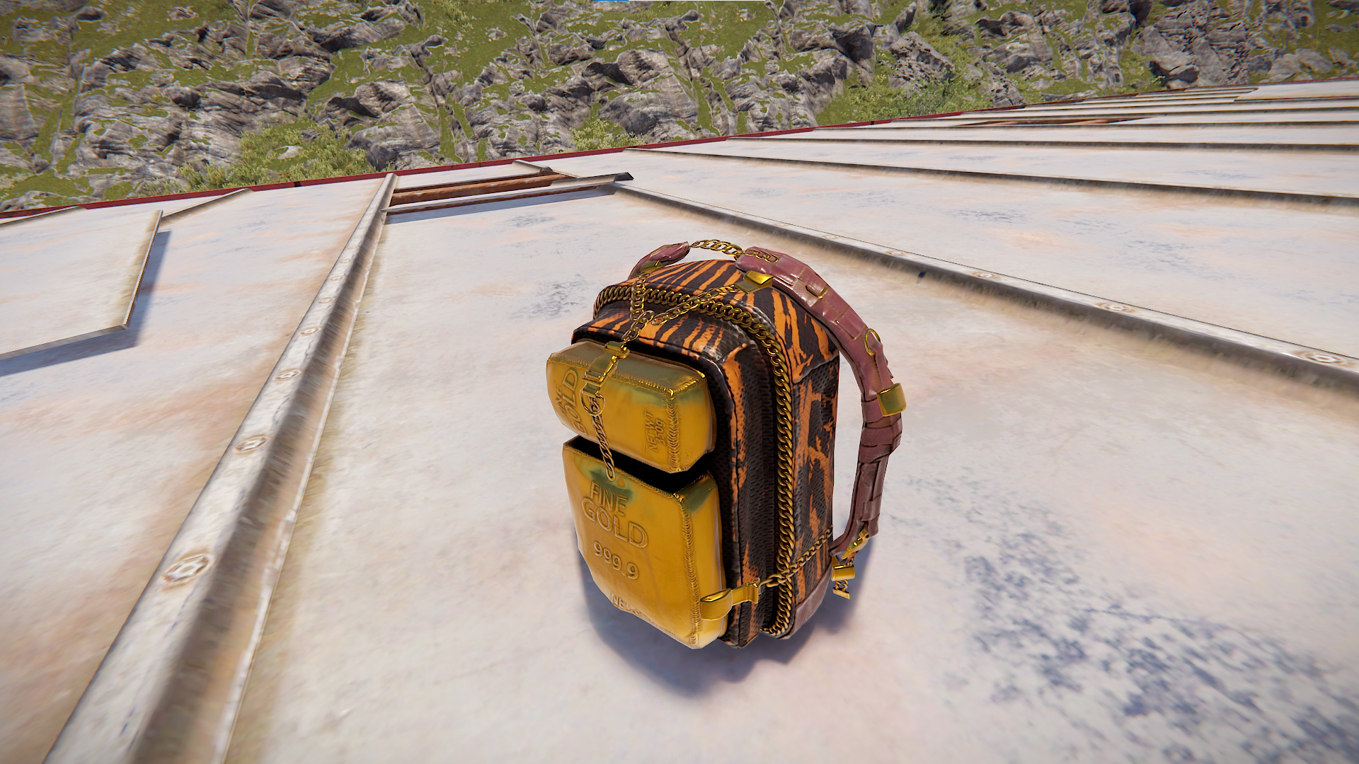 Gold Chains Backpack thumbnail 3
