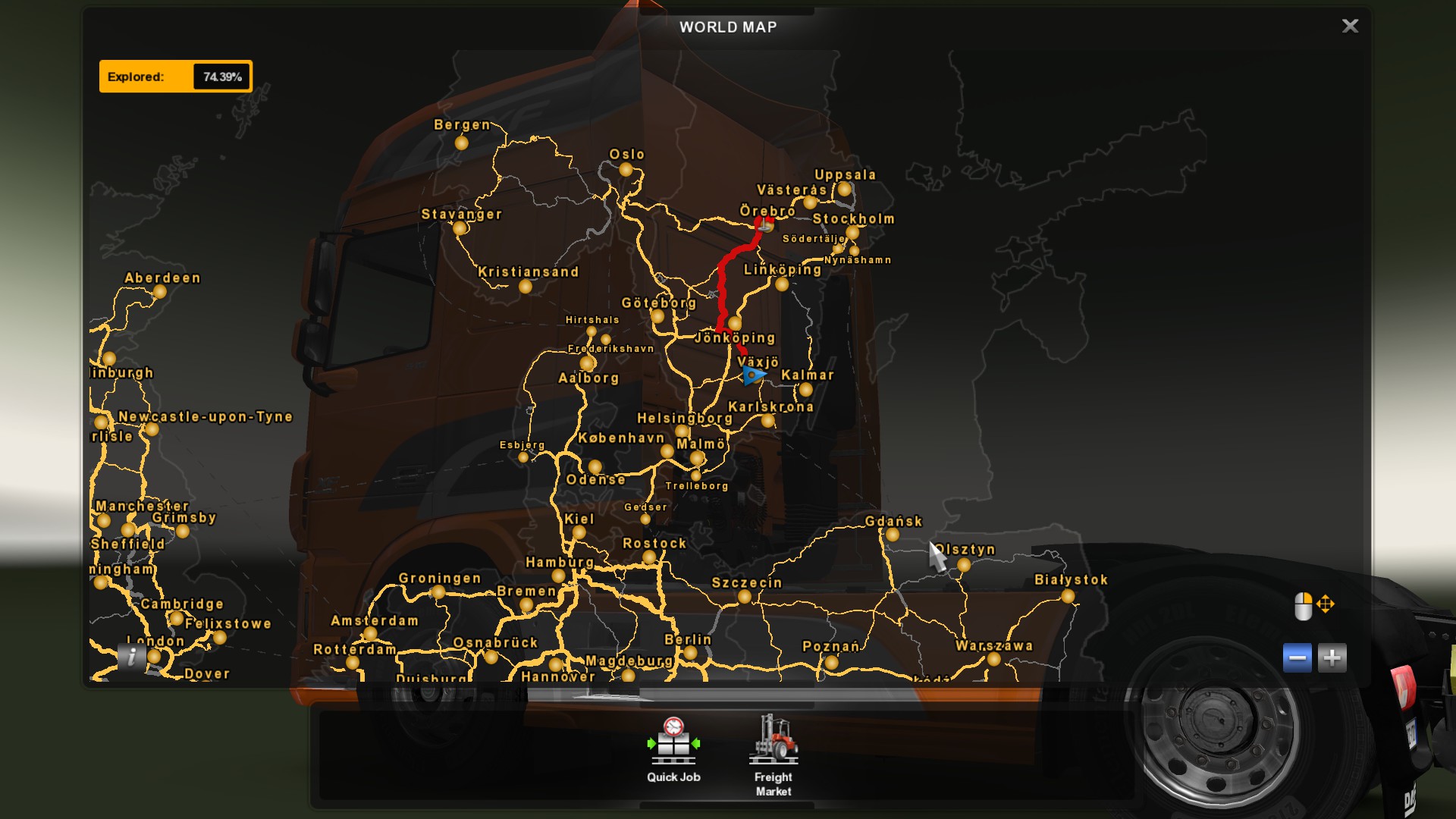 Карта автосалонов в ets 2