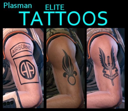 Steam 创意工坊::Plasman Elite Tattoos