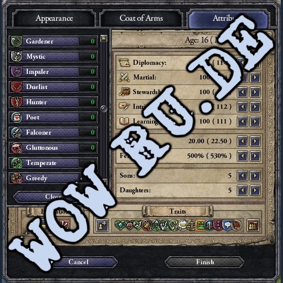 crusader kings 2 cheat mods