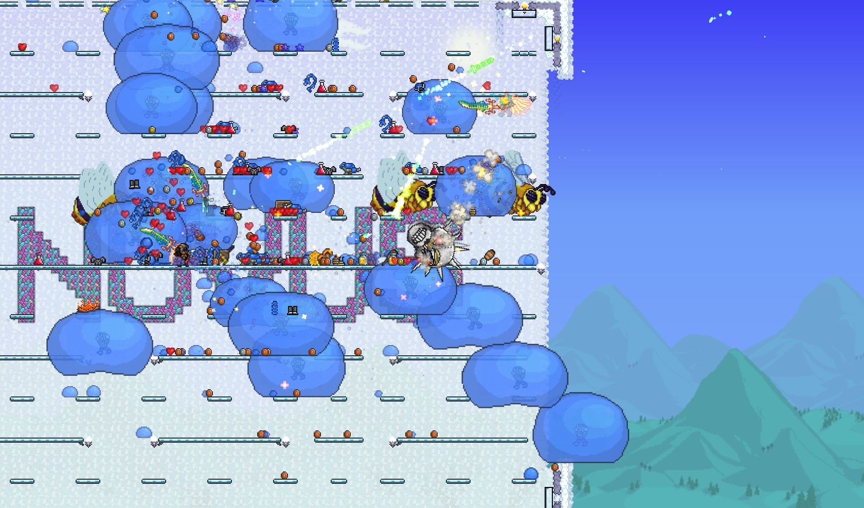 Карта для получения всех достижений в террарии