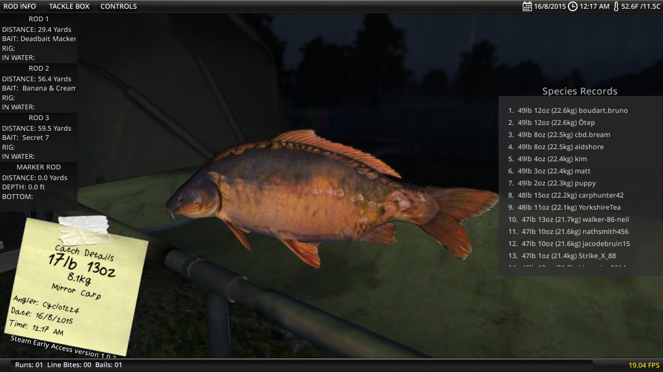 skin crucian carp fishing simulator