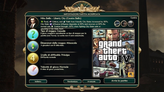 Steam 工作坊 Grand Theft Auto Iv Niko Bellic And Liberty City Civilization