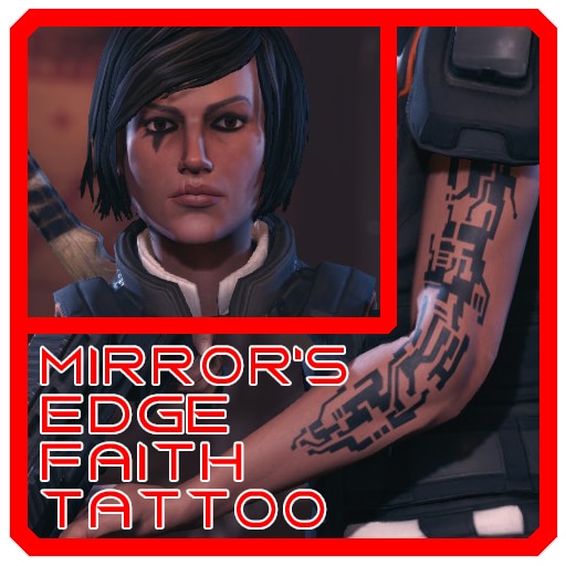 Oficina Steam::Mirror's Edge Faith Tattoo Set