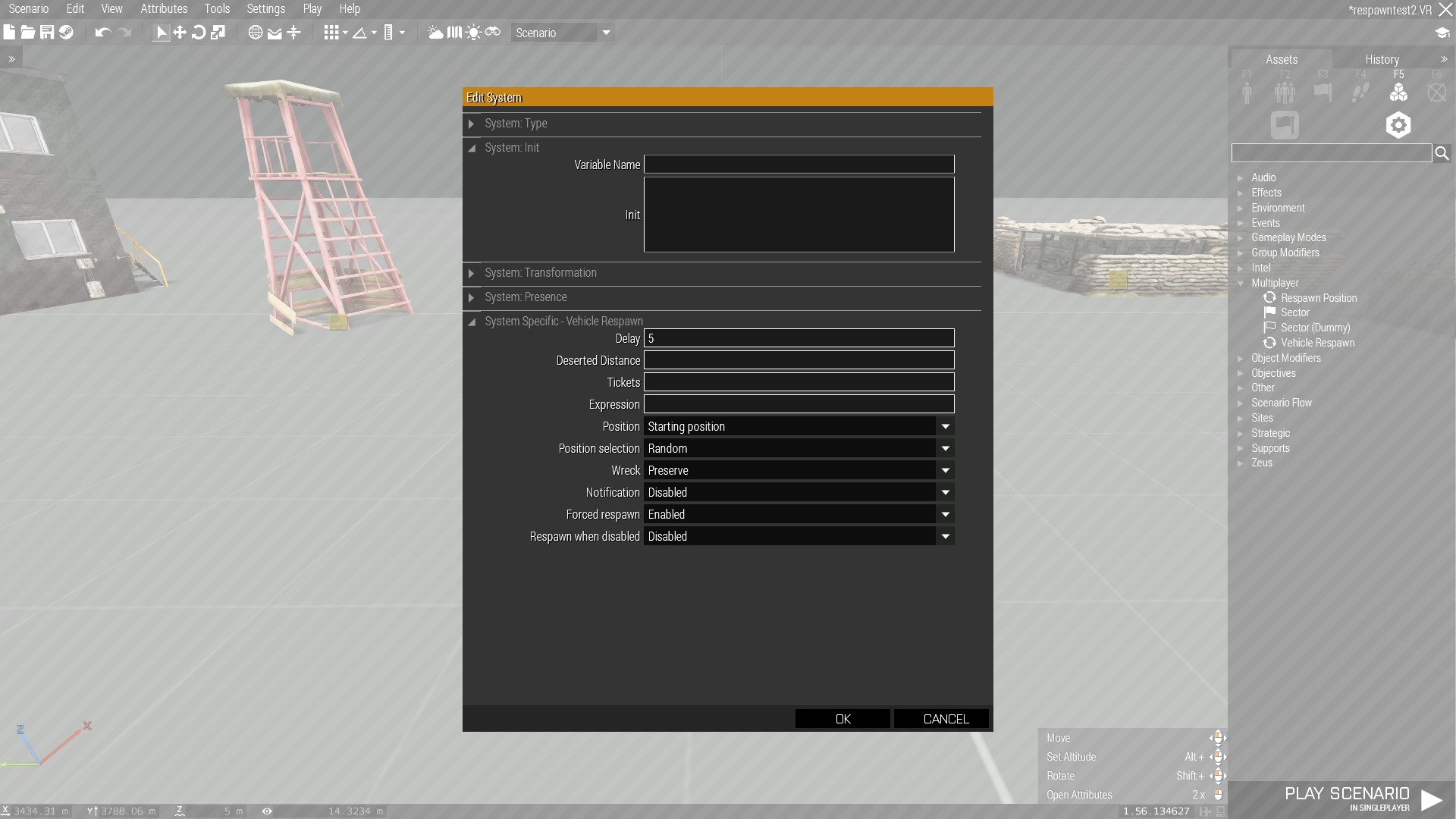 Arma 3: Eden Editor Tutorial  How to make a Mobile Respawn Point without  external Scripts [Old] 