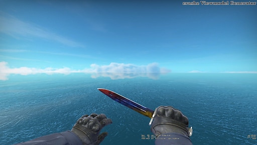 Steam gut knife marble fade фото 51