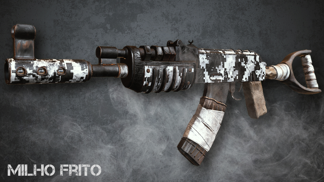 Digital Camo AK47 screenshot 1