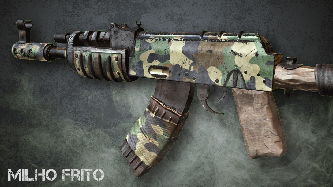 Military Camo AK47 thumbnail 3