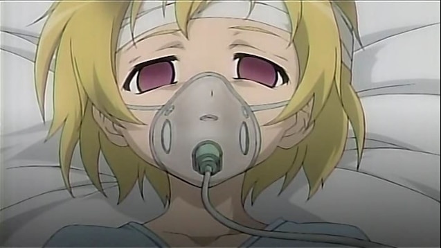 dying anime girl in hospital