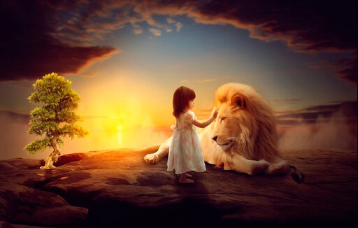 Девочка лев фото Девочка лев фото