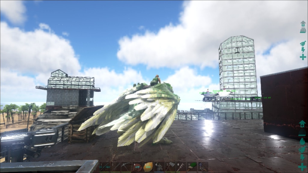 Steam コミュニティ スクリーンショット Another Angle On Our First Vanilla Ark Skyscraper Its Dramatic Without Shouting And Echoes The Roofline Of Its Companion Building