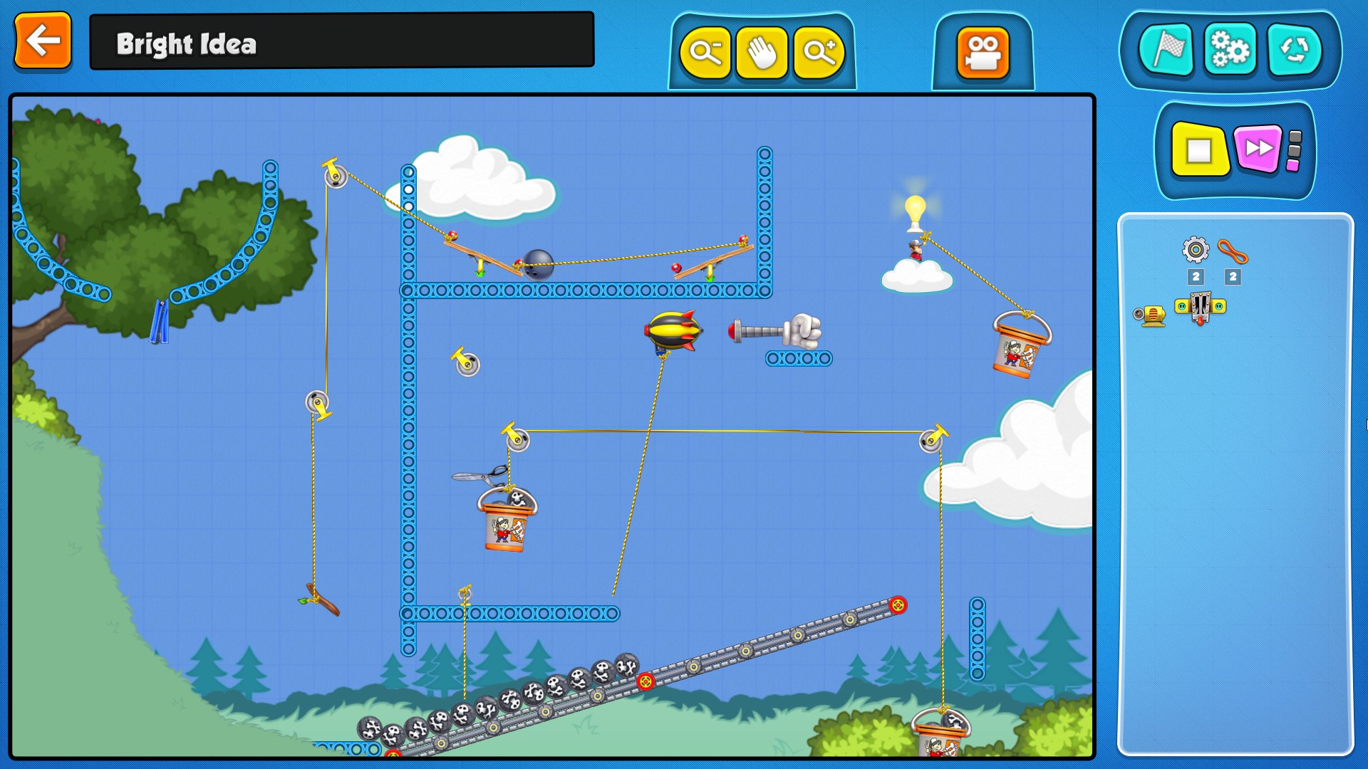 contraption maker three point shot