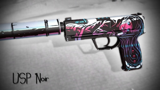 Various CSGO-Skins, all with unique Illustrations done specifically for the...