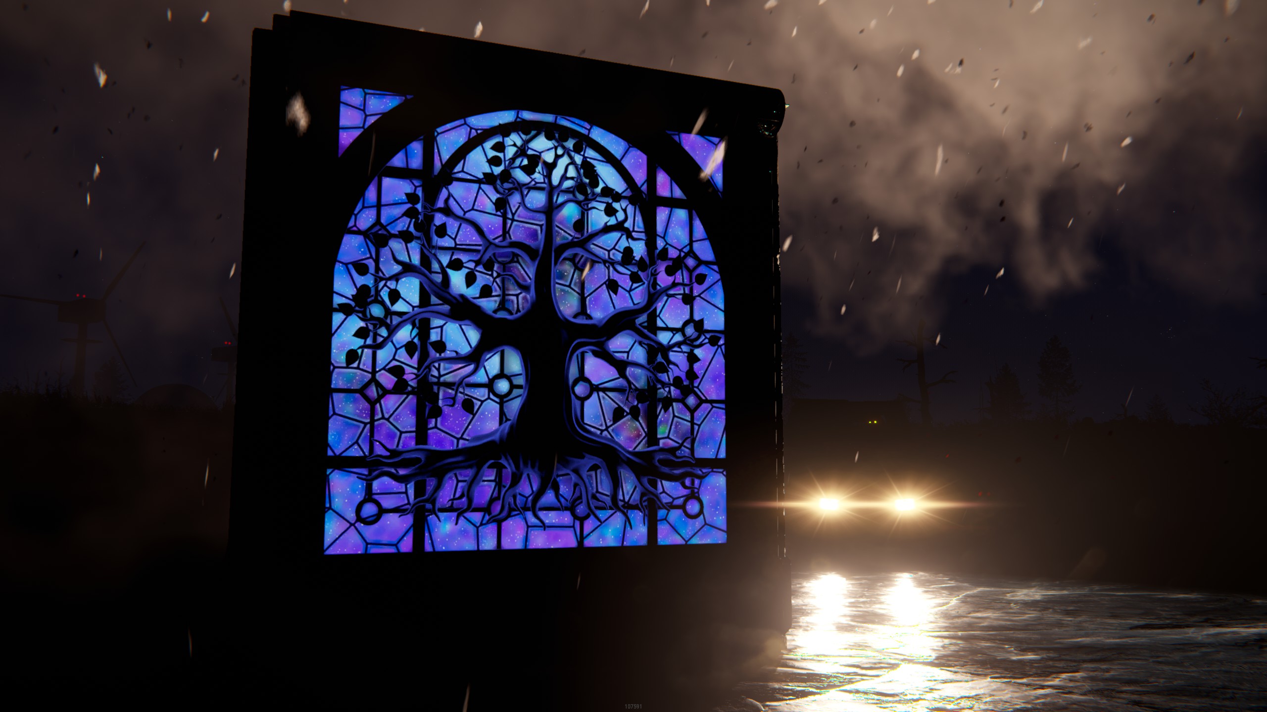 Mystic Tree Garage Door thumbnail 3