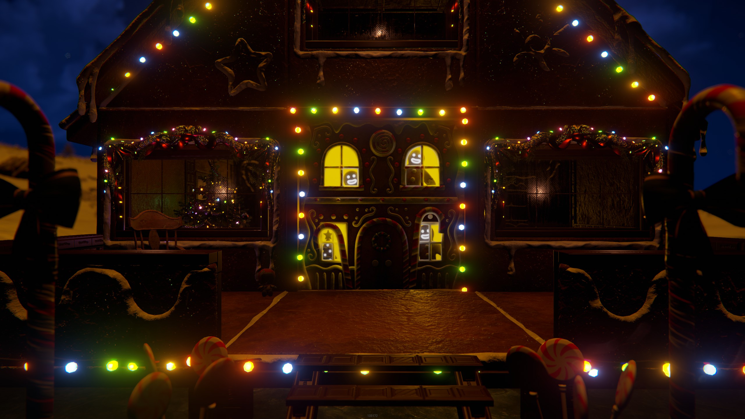 Gingerbread House Garage Door thumbnail 4