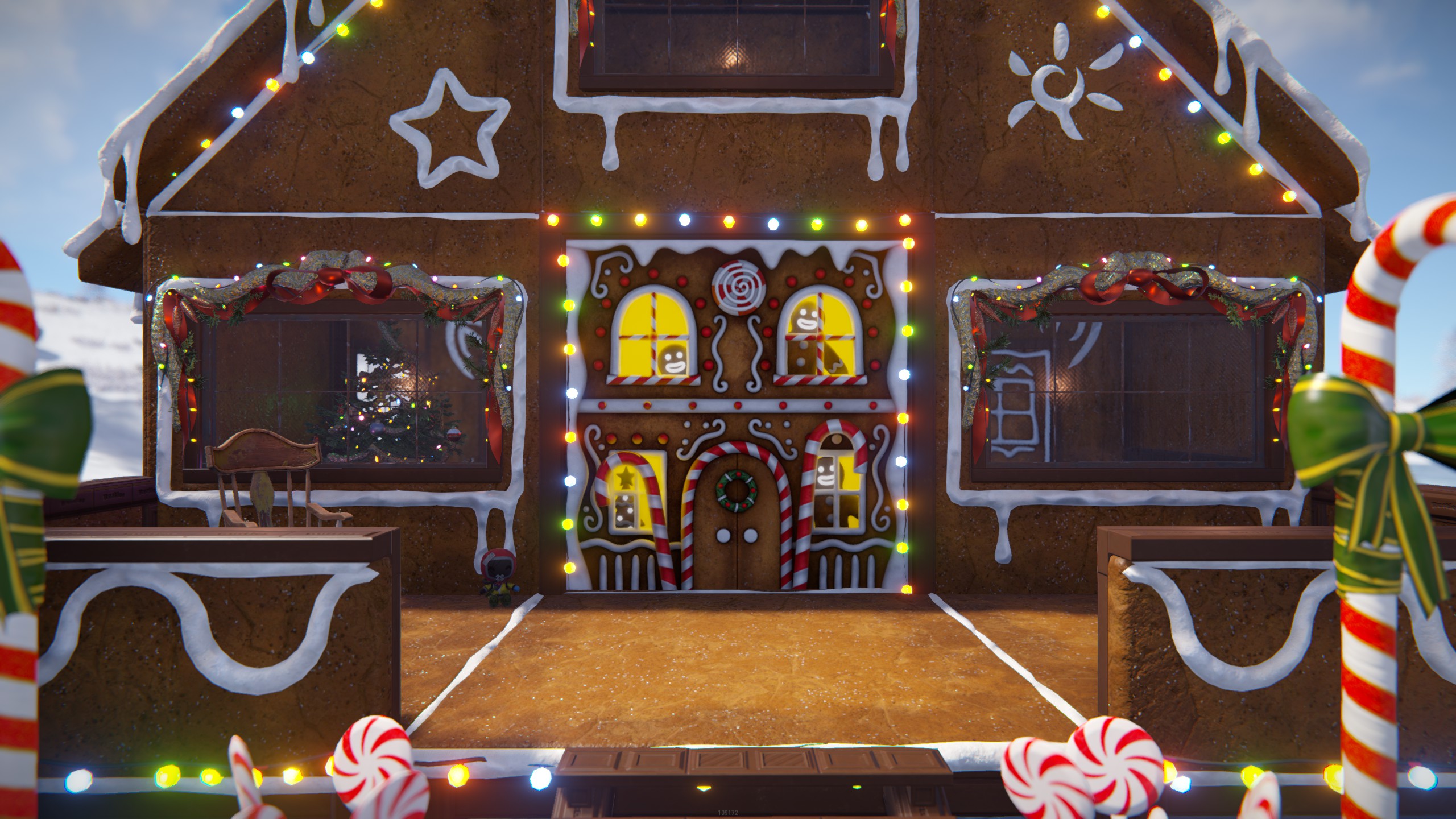 Gingerbread House Garage Door thumbnail 8