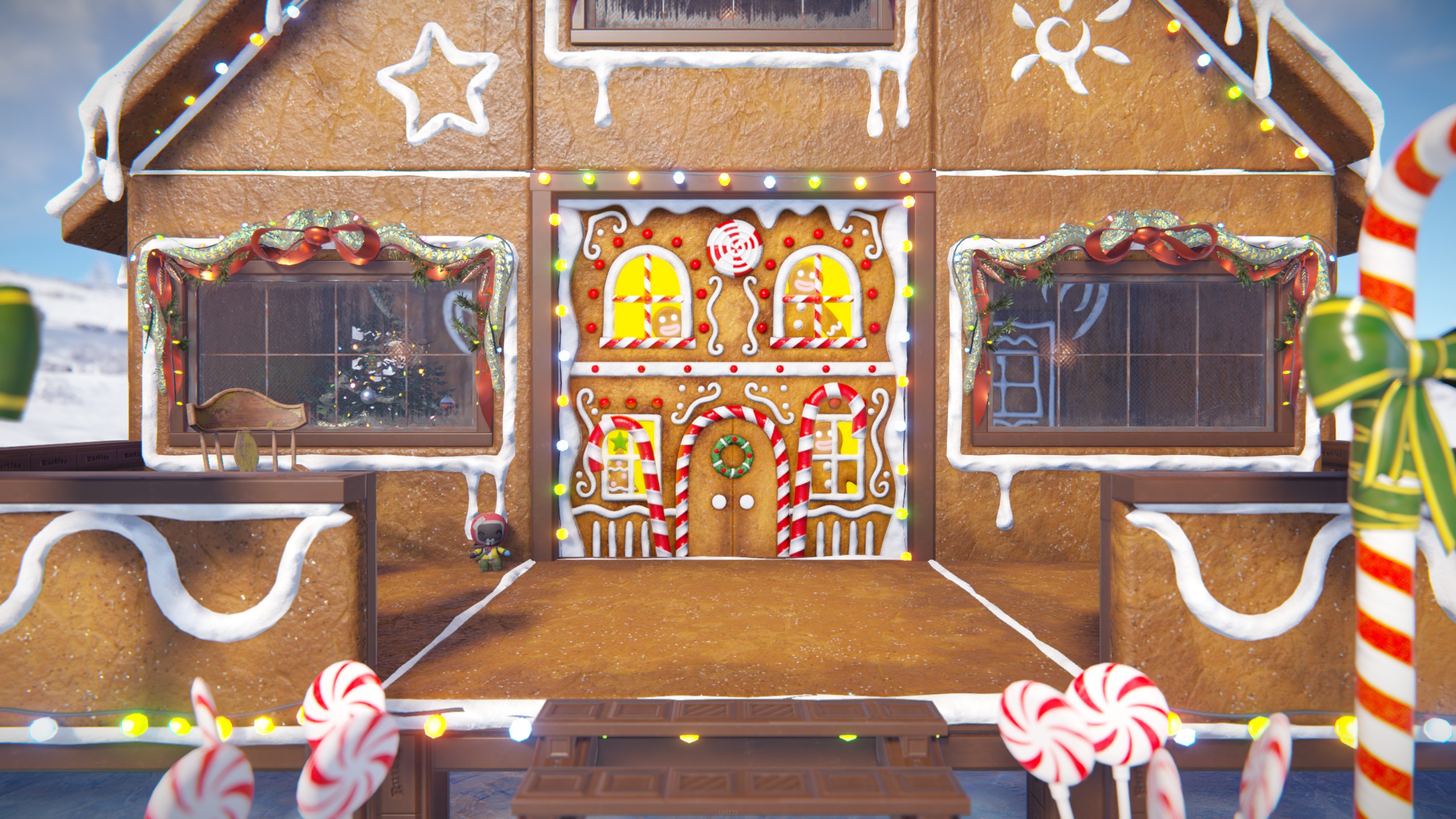 Gingerbread House Garage Door thumbnail 6