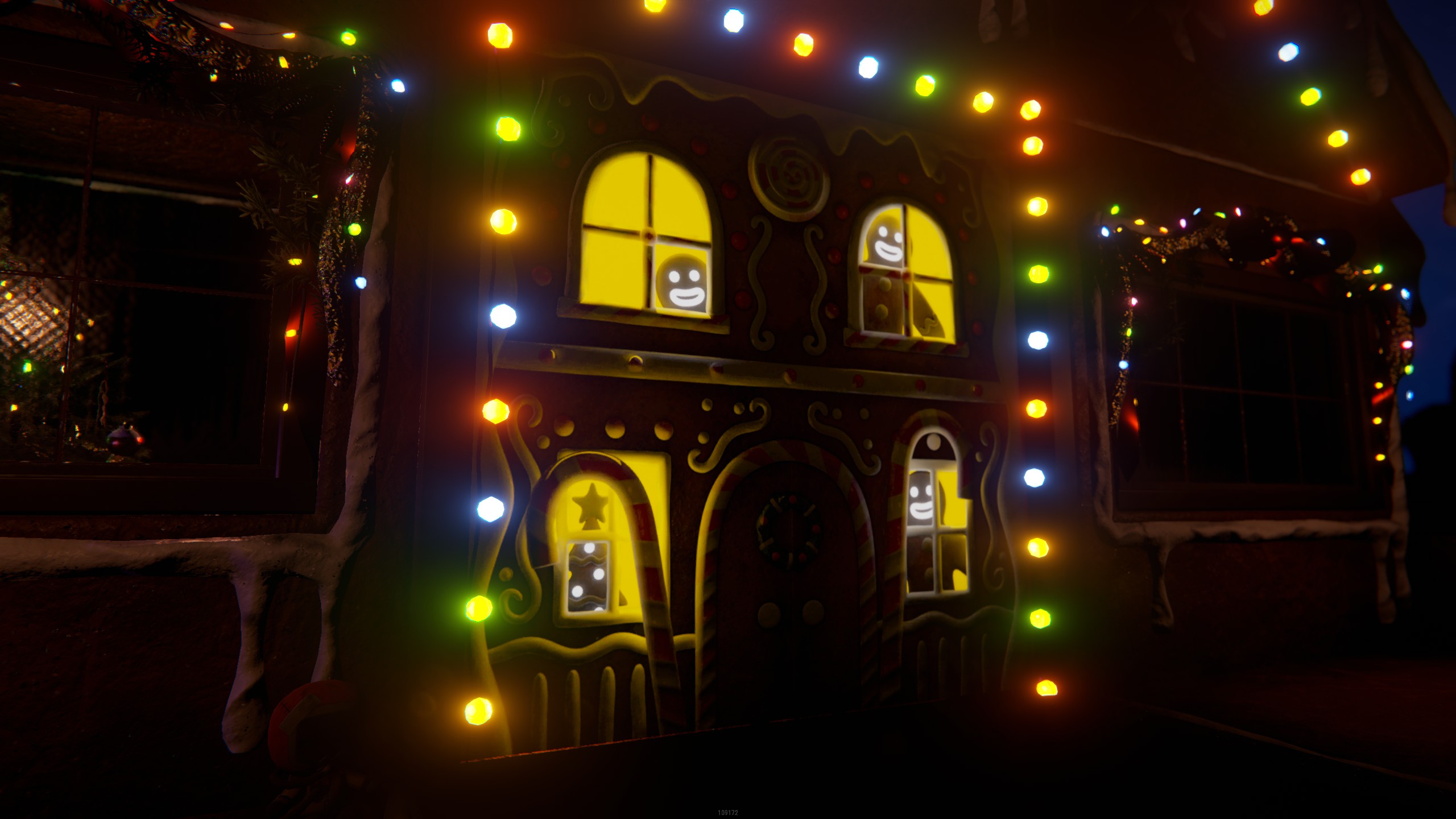 Gingerbread House Garage Door thumbnail 3
