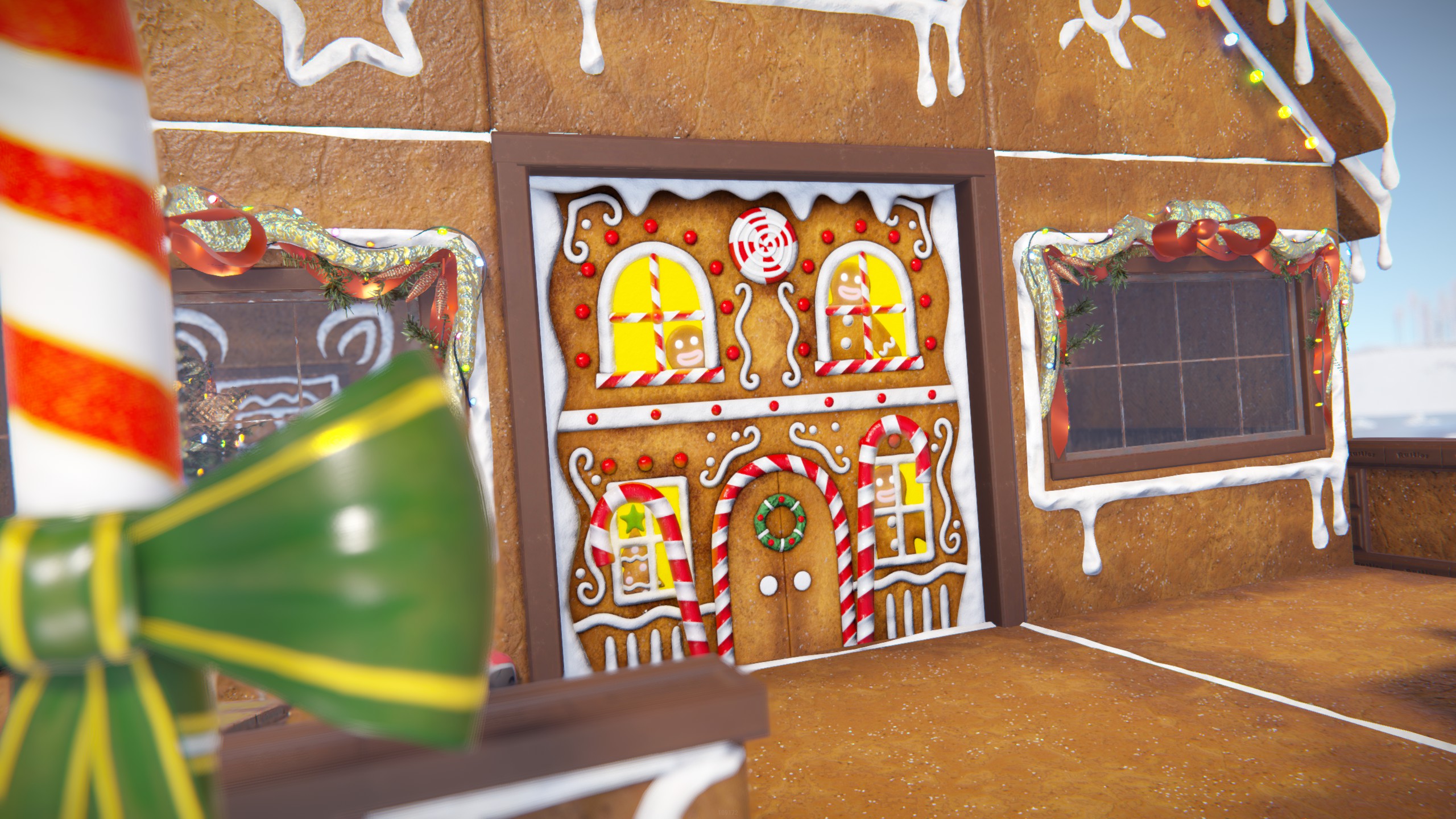 Gingerbread House Garage Door thumbnail 2