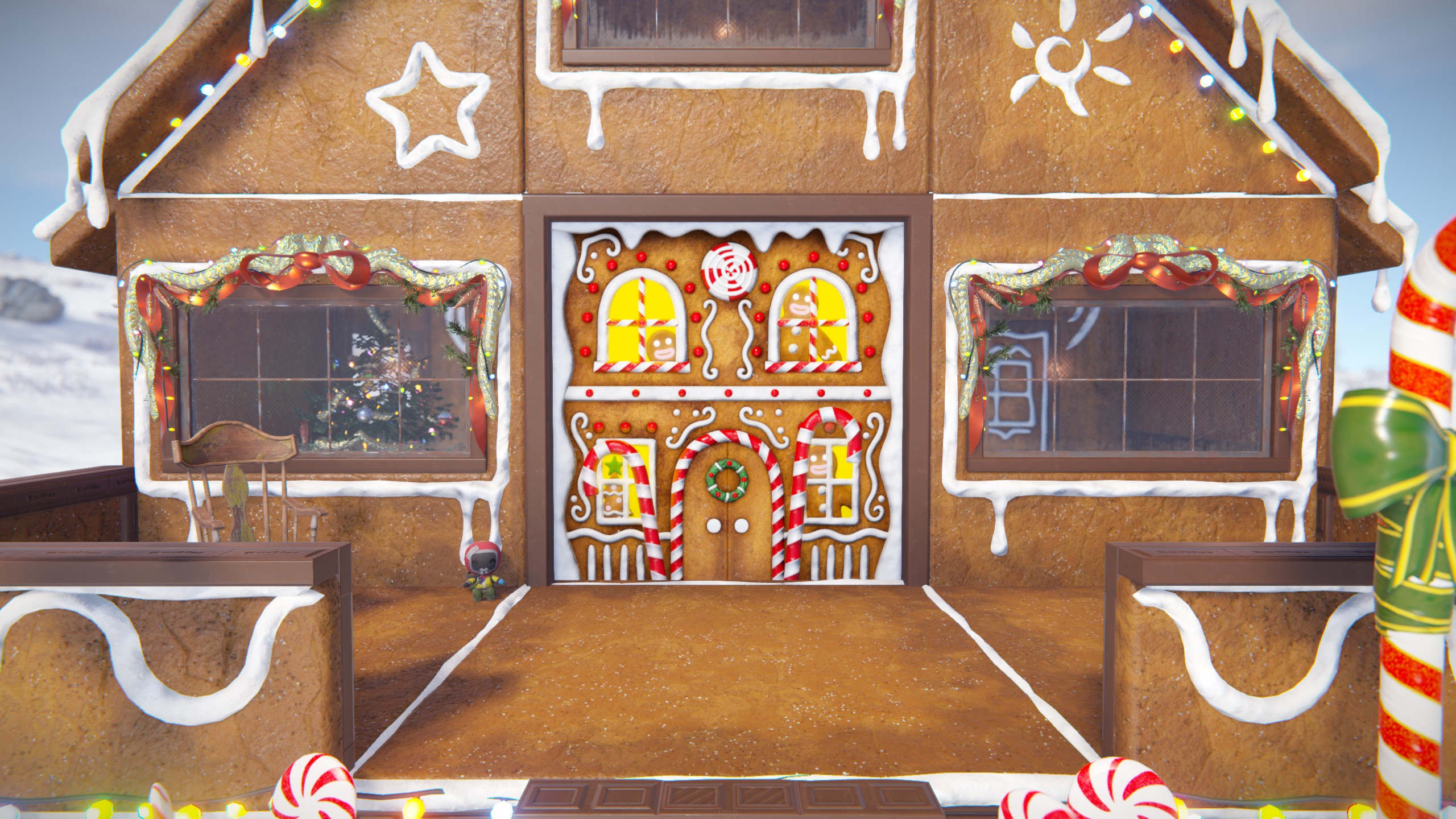 Gingerbread House Garage Door thumbnail 10