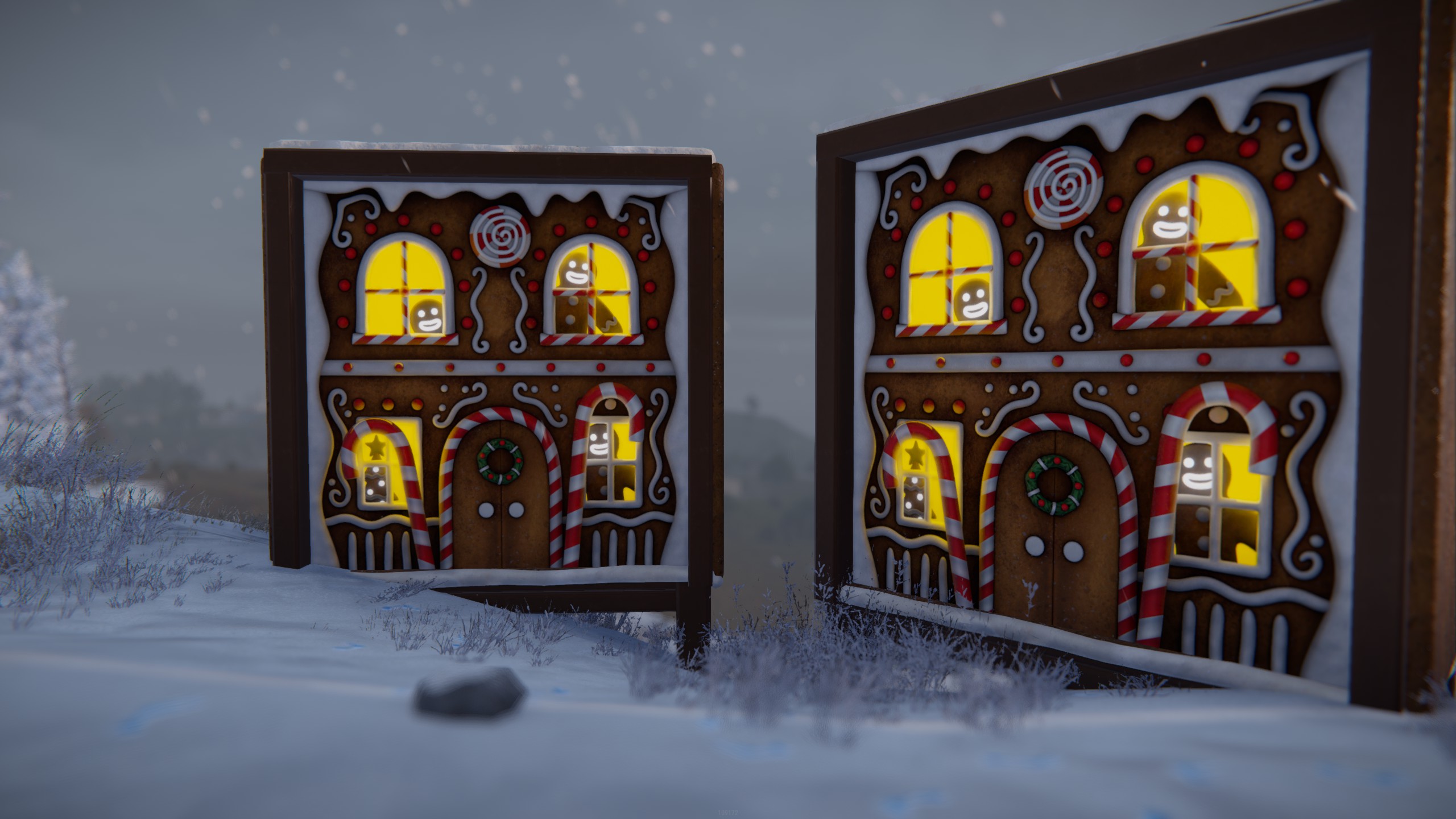 Gingerbread House Garage Door thumbnail 11