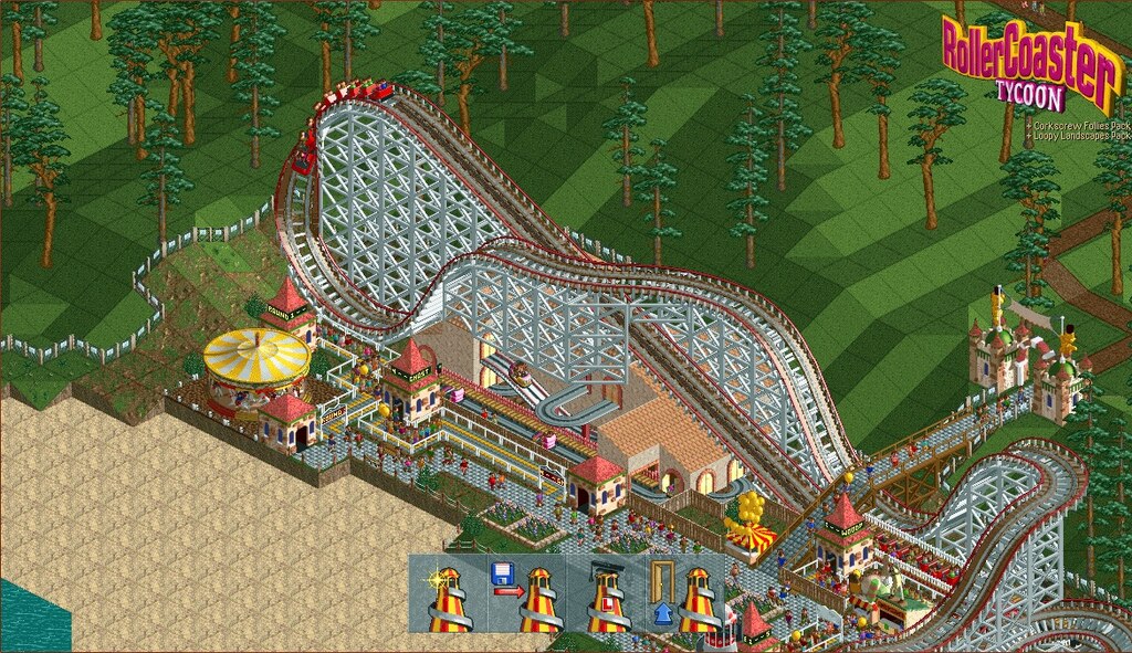 RollerCoaster Tycoon Deluxe Download (1999 Simulation Game)