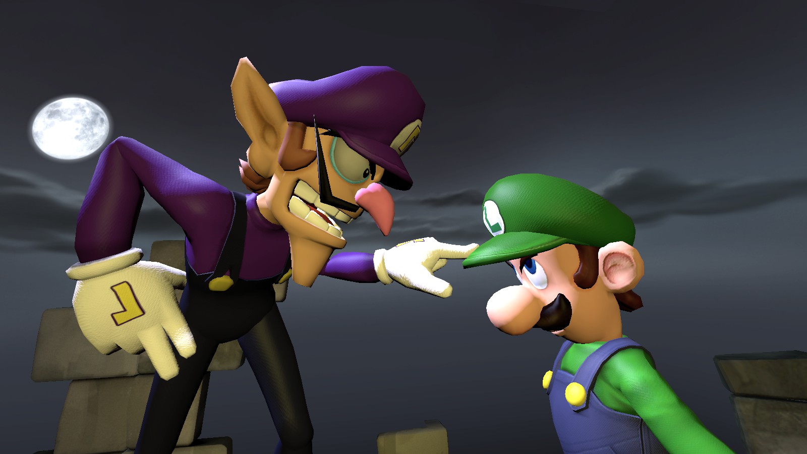 smash bros switch waluigi