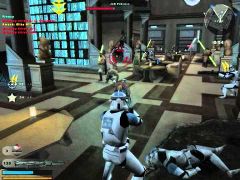 Star Wars Battlefront 2 Gameplay 5 Coruscant - Knightfall ( Jedi temple  order 66 ) 